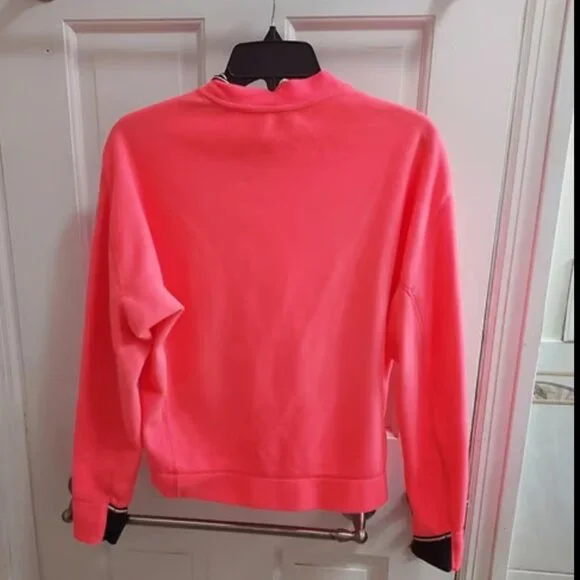 Moncler Grenoble Pink Ski Mountain Logo Fleece Sweater